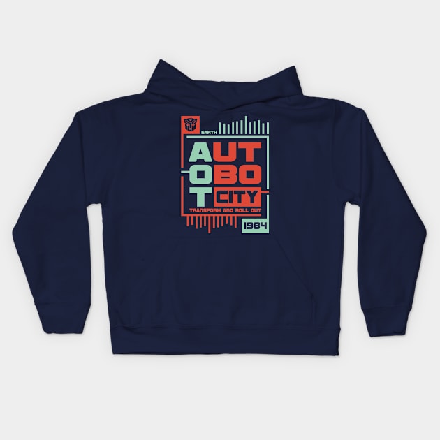 Autobot City Kids Hoodie by CRD Branding